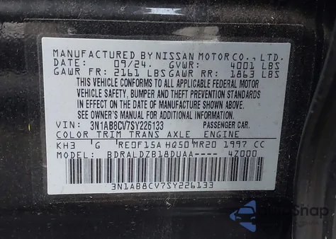 2025 Nissan Sentra Sv z USA, uszkodzony, nr VIN 3N1AB8CV7SY226133